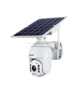ESCAM QF480 US Version HD 1080P IP66 Waterproof 4G Solar Panel PT IP Camera without Battery, Support Night Vision / Motion Detection / TF Card / Two Way Audio