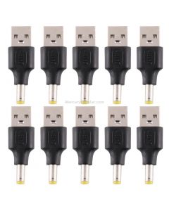 10 PCS 4.8 x 1.7mm Male to USB 2.0 Male DC Power Plug Connector