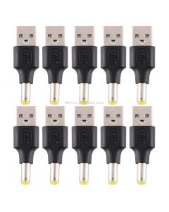 10 PCS 5.5 x 1.7mm Male to USB 2.0 Male DC Power Plug Connector