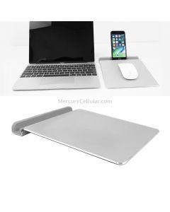Universal Aluminum Alloy Hard Mouse Pad with Mobile Phone Holder Function