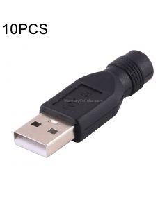10 PCS 4.0 x 1.7mm Female to USB 2.0 Male DC Power Plug Connector