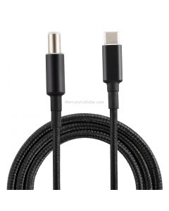 PD 100W 7.4 x 0.6mm Male to USB-C / Type-C Male Nylon Weave Power Charge Cable for Dell, Cable Length: 1.7m