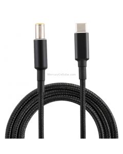 PD 100W 7.9 x 5.0mm Male to USB-C / Type-C Male Nylon Weave Power Charge Cable, Cable Length: 1.7m