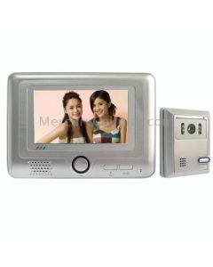 7 inch hands free color video door phone system with hand move alarm function