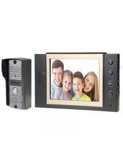DP-889 8.0 inch Ultra-thin TFT Screen Video Door Phone DoorBell Intercom System 700TVL Camera, Support Night Vision