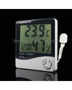 3.8 inch LCD Digital Temperature & Humidity Meter with Clock / Calendar