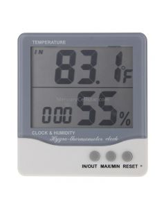 THC-08 Outdoor / Indoor LCD Digital Electronic Thermometer Hygrometer Alarm Clock