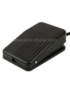 TFS-01 AC 250V 10A Anti-slip Plastic Case Foot Control Pedal Switch, Cable Length: 1m
