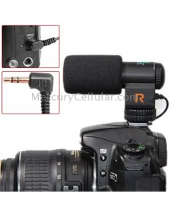 Mic-109 Directional Stereo Microphone with 90 / 120 Degrees Pickup Switching Mode for DSLR & DV Camcorder