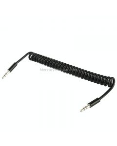 3.5mm Male to Male Jack Coiled Earphone Cable / Spring Cable, Length: 20cm (can be extended up to 80cm)