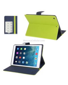 GOOSPERY FANCY DIARY for iPad Air Cross Texture Leather Case with Card Slot & Holder & Wallet