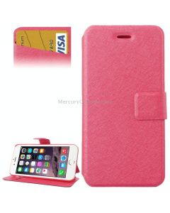 Silk Texture Horizontal Flip Leather Case with Card Slots & Holder for iPhone 6 & 6S