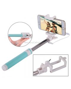 Portable Wire Controlled Macarons Selfie Stick Monopod Folding Extendable Pocket Handheld Holder, For iPhone, Galaxy, Huawei, Xiaomi, LG, HTC and Other Smart Phones, Folded Length: 18.9cm, Max Extension Length: 81.6cm
