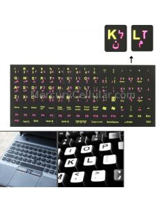 Arabic Learning Keyboard Layout Sticker for Laptop / Desktop Computer Keyboard