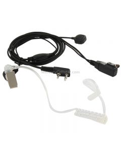 Handheld Transceiver Earpiece Headset for Walkie Talkies, 3.5mm + 2.5mm Plug