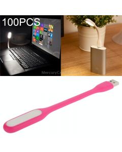 100 PCS Portable Mini USB 6 LED Light, For PC / Laptops / Power Bank, Flexible Arm, Eye-protection Light