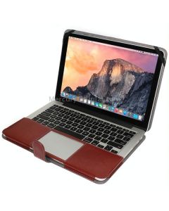 Notebook Leather Case with Snap Fastener for 13.3 inch MacBook Pro Retina