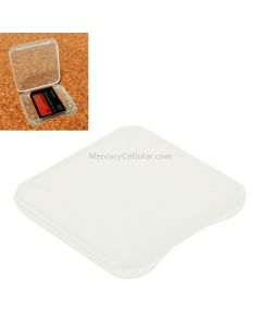 100Pcs Transparent Plastic Storage Card Box for MS Duo Card, SD Card