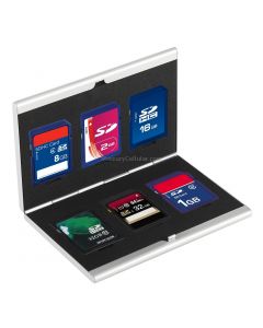 6 in 1 Memory Card Protective Case Storage Box , Size: 88 x 50 x 9mm