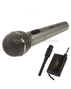 Handheld Wireless / Wired Microphone with Receiver & Antenna, Effective Distance: 8-20m
