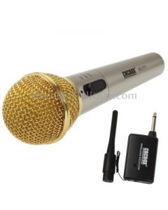 Handheld Wireless / Wired Microphone with Receiver & Antenna, Effective Distance: 15-30m