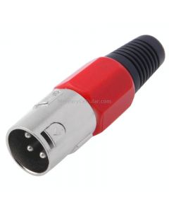 3 Pin XLR Male Plug Microphone Connector Adapter