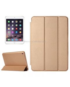 Horizontal Flip Solid Color Leather Case with Holder & Sleep / Wake-up Function for iPad mini 4