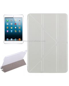 Transformers Style Silk Texture Horizontal Flip Solid Color Leather Case with Holder for iPad mini 4