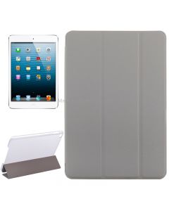 Horizontal Flip Solid Color Elasticity Leather Case with Three-Folding Holder for iPad Mini 4 & Mini 2019