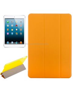 Horizontal Flip Solid Color Elasticity Leather Case with Three-Folding Holder for iPad Mini 4 & Mini 2019
