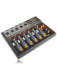 Professional 7 Channel Mixing Console and Aux Paths Plus Effects Processor
