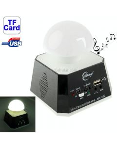 CT-0019 Multi LED Lights Speaker with FM Radio, Support TF Card