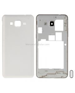 Full Housing Cover (Middle Frame Bezel + Battery Back Cover) + Home Button for Galaxy Grand Prime / G530 (Dual SIM Card Version)