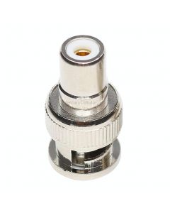 BNC Male to RCA Female Connector Coaxial Cable Adapter