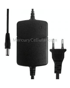 EU Plug AC Adapter 12V 2A for CCD Cameras, Output Tips: 5.5 x 2.1mm