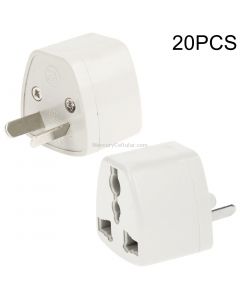 20 PCS Plug Adapter, Travel Power Adaptor with AU Socket Plug
