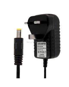 UK Plug AC 100-240V to DC 6V 2A Power Adapter, Tips: 5.5 x 2.1mm, Cable Length: about 1.2m