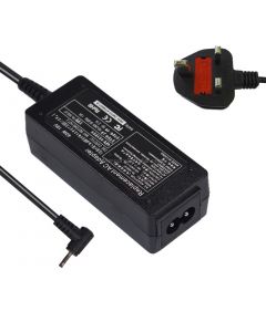 Universal Power Supply Adapter 19V 2.1A 40W 2.5x0.7mm Charger for Asus N17908 / V85 / R33030 / EXA0901 / XH Laptop With AC Cable, UK Plug