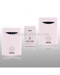 VOYE V006B2 Wireless Remote Control Chime Door Bell with Double-Receiver