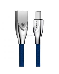 Baseus Zinc Cloth Braided USB-A to Type-C 2A 1M Data Cable, For Galaxy S8 & S8 + / LG G6 / Huawei P10 & P10 Plus / Oneplus 5 / Xiaomi Mi6 & Max 2 and other Smartphones