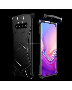 R-JUST Magnet Adsorption Metal Polished Texture Phone Case for Galaxy S10
