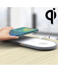 W40 3 in 1 Quick Wireless Charger for iPhone, Apple Watch, AirPods