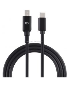 For ASUS X205T Power Interface to USB-C / Type-C Male Laptop Charging Cable, Cable Length: 1.5m
