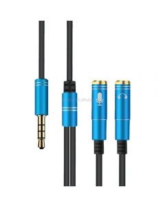 2 in 1 3.5mm Male to Double 3.5mm Female TPE High-elastic Audio Cable Splitter, Cable Length: 32cm