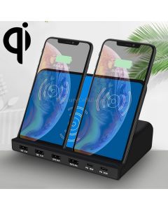 819 9 In 1 Wireless Charging Station Smart Socket Holder Stand