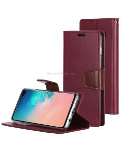 GOOSPERY SONATA DIARY Horizontal Flip Leather Case for Galaxy S10+, with Holder & Card Slots & Wallet