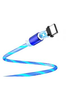 FLOVEME YXF204096 1m 2A USB to Type-C / USB-C Luminous Magnetic Charging Cable