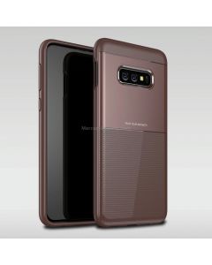 For Galaxy S10e UNBREANK Carbon Fiber Texture PC + TPU Invisible Airbag Shockproof Protective Case