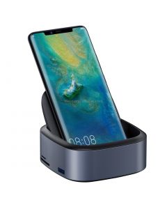 Baseus Mate Docking 8 in 1 Type-C Phone Holder Smart HUB Expanded Adapter