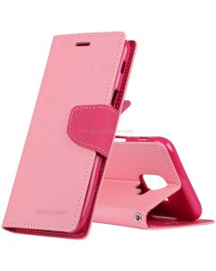 GOOSPERY FANCY DIARY Horizontal Flip PU Leather Case for Galaxy A6 (2018), with Holder & Card Slots & Wallet